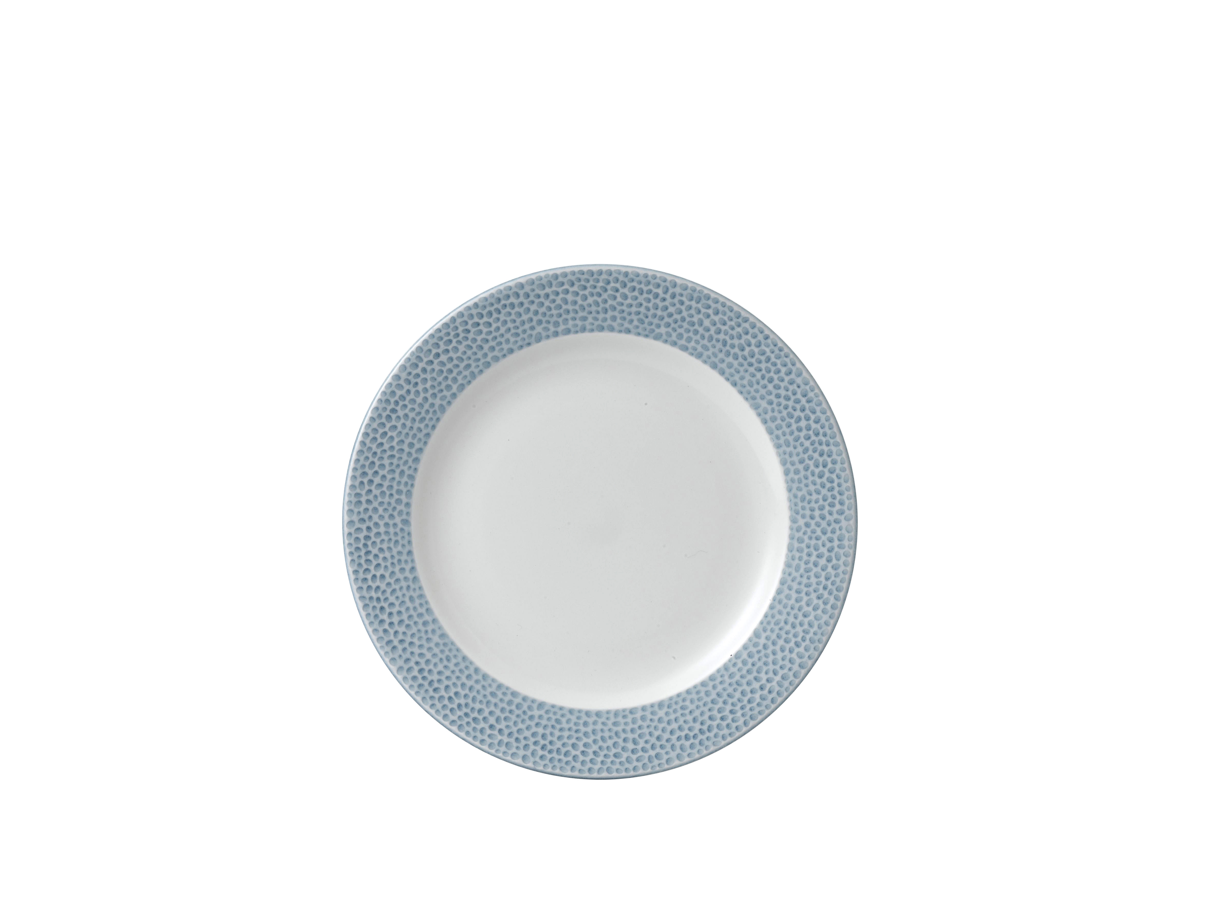 Churchill OCISIF9 1 Isla Spinwash Ocean Blue Profile Footed Plate 9 1/8"