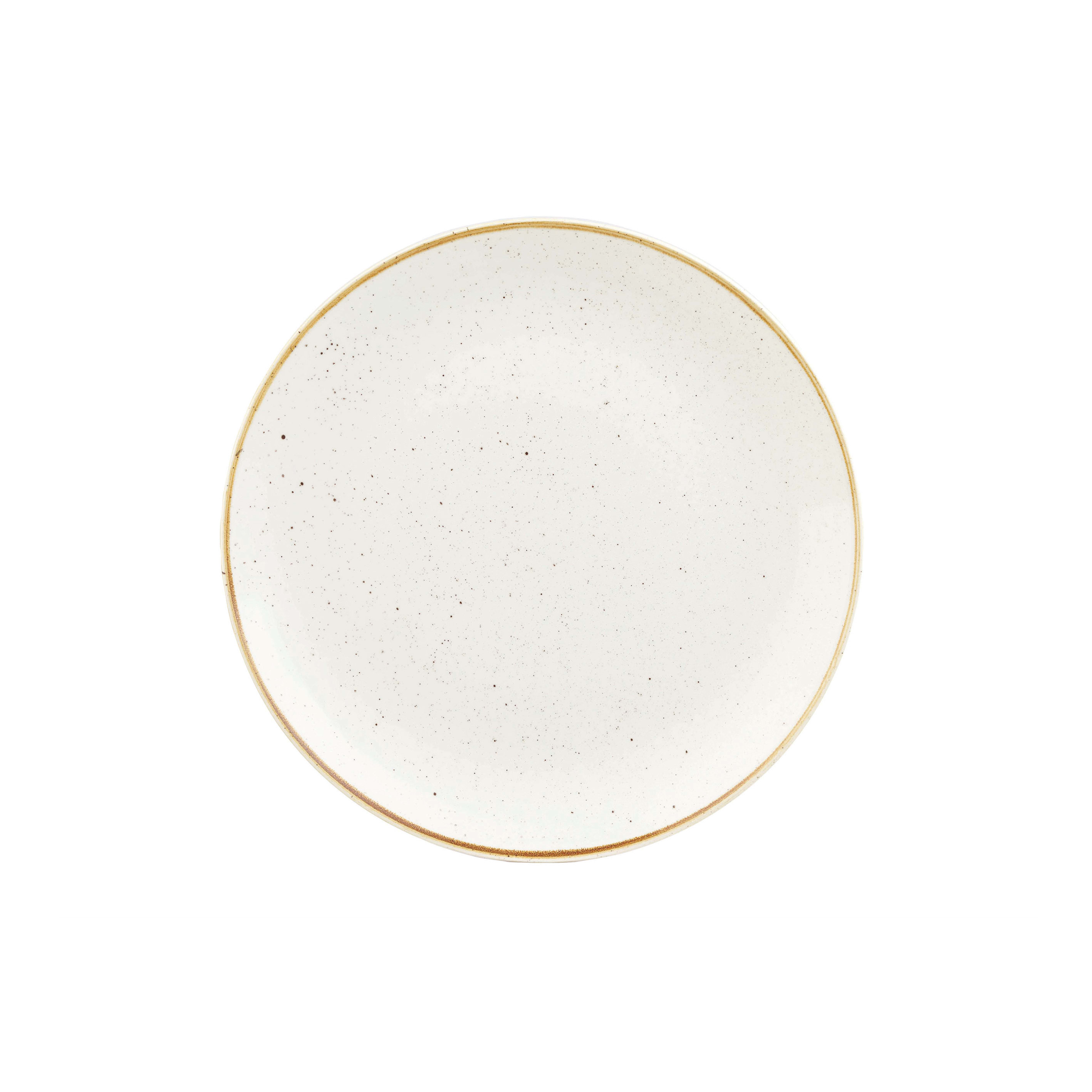 Churchill SWHSEV101 Stonecast Barley White Evolve Coupe Plate 10.25"