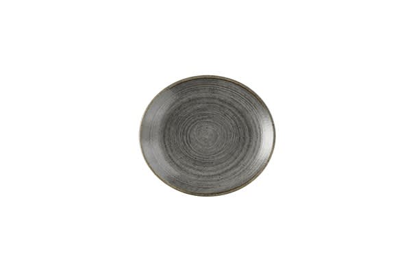 Churchill SRBLEVP61 Stonecast Raw Black Evolve Coupe Plate 6.5"