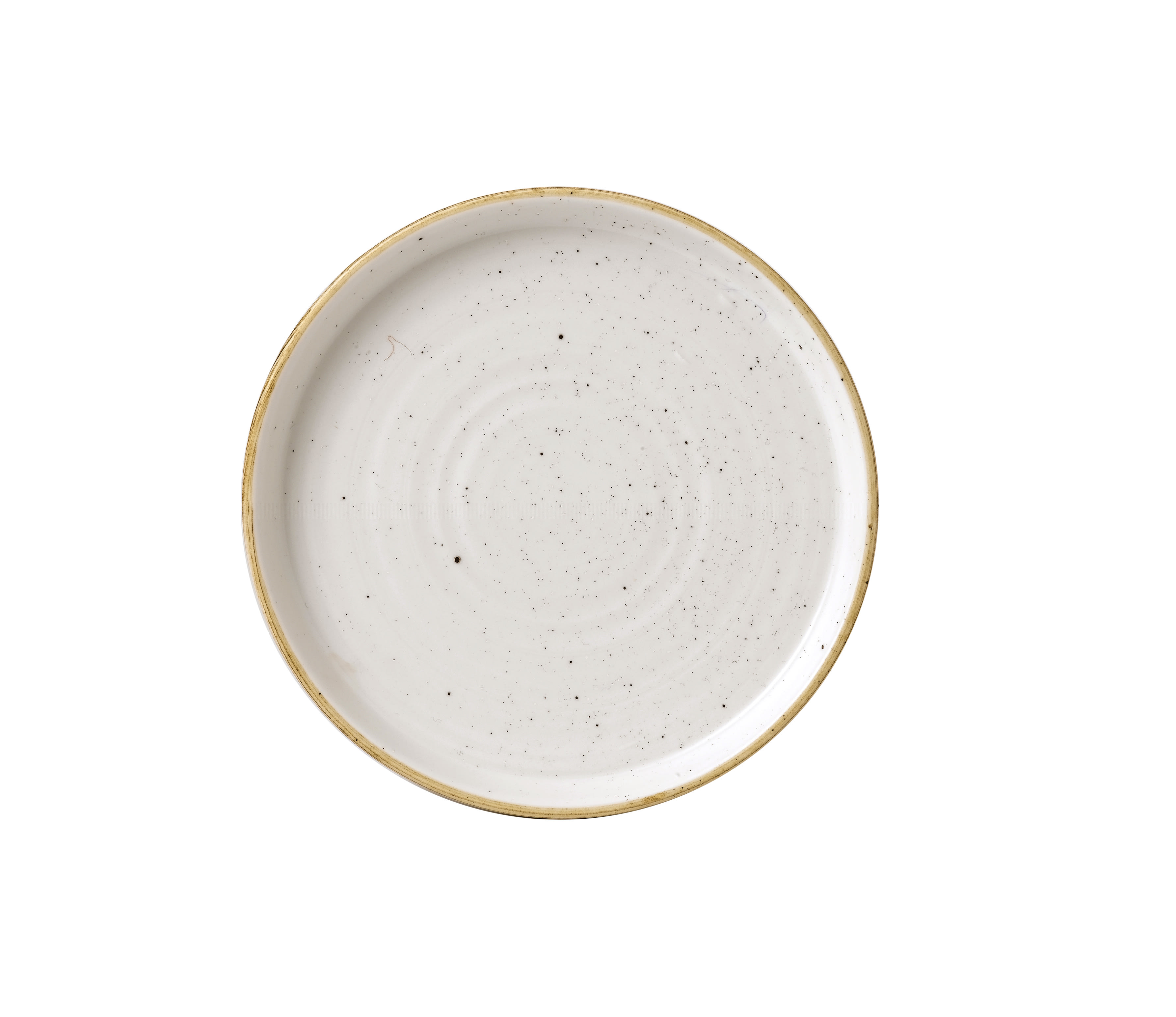 Churchill SWHSWP161 Stonecast Barley White  Walled Plate 6.3"