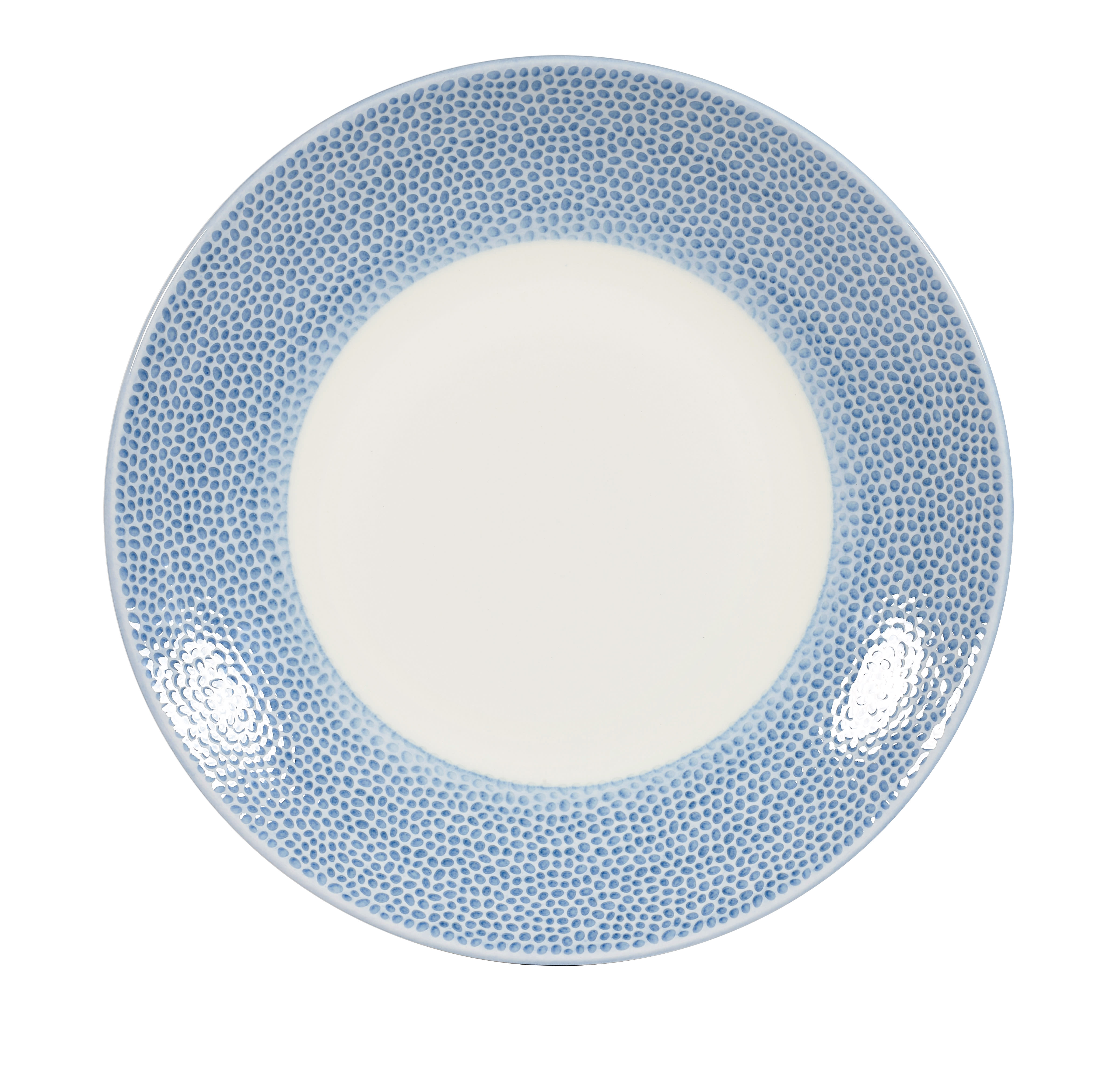 Churchill OCISID271 Isla Spinwash Ocean Blue Deep Coupe Plate 10 5/8"
