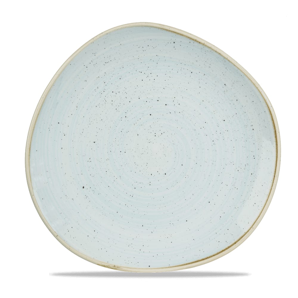 Churchill SDESOG111 Stonecast Duck Egg Round Trace Plate 11 1/4"