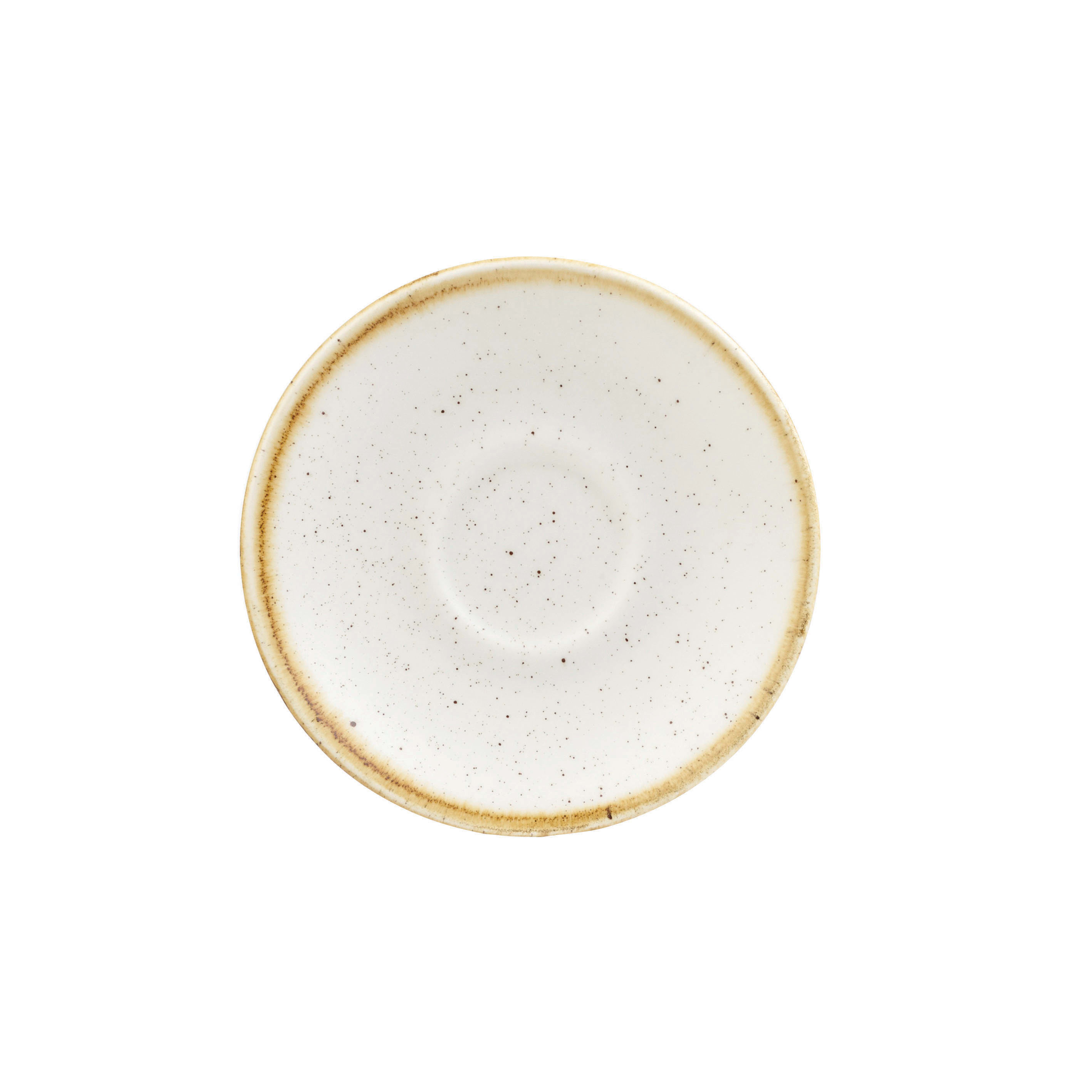 Churchill SWHSESS 1 Stonecast Barley White  Espresso Saucer 4.5"