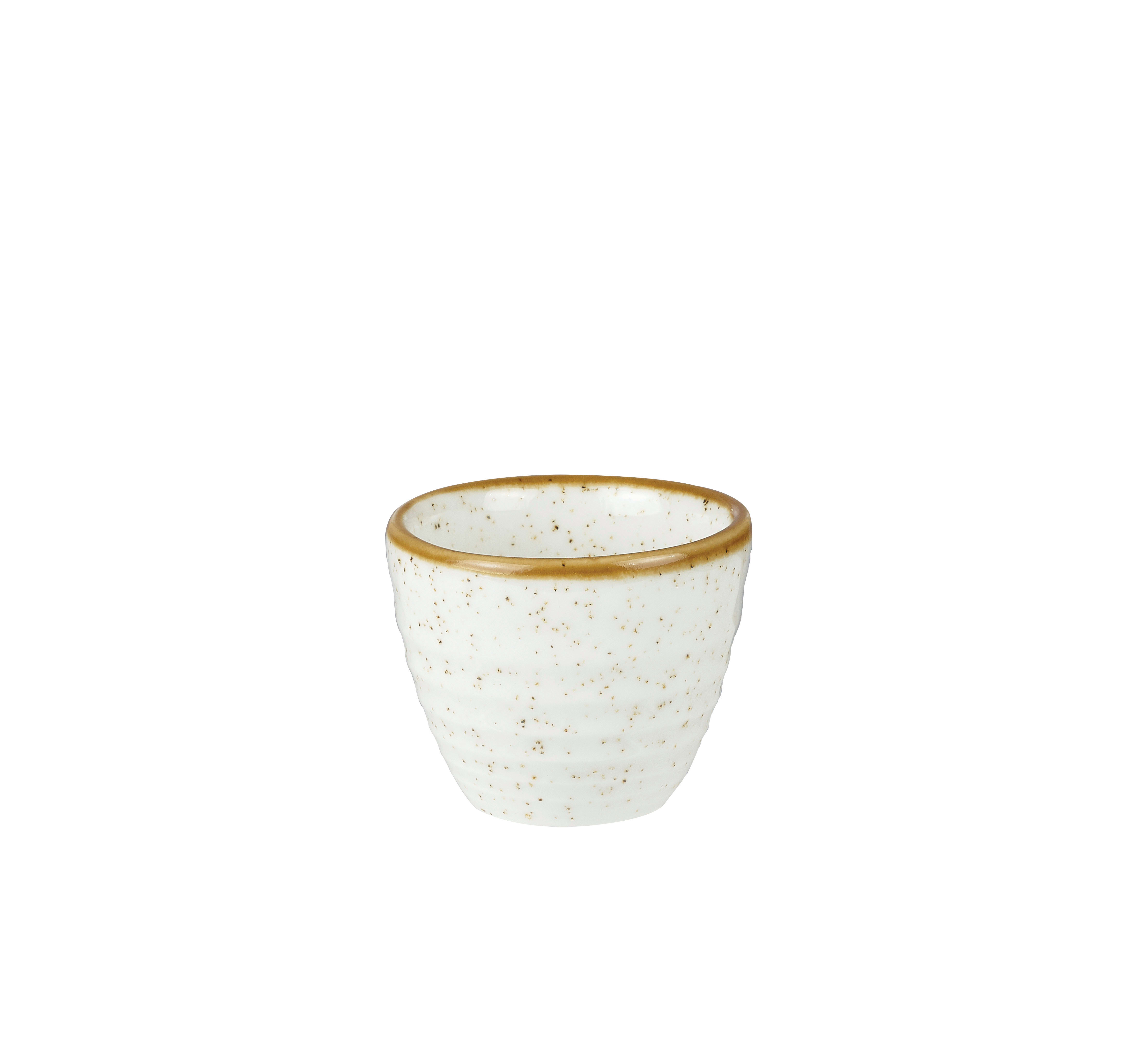 Churchill SWHSRPD21 Stonecast Barley White Ripple Dipper Pot 2Oz