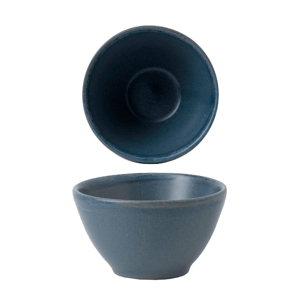 Churchill RBBLBSD41 Oslo Blue Contour Dip Pot 4Oz
