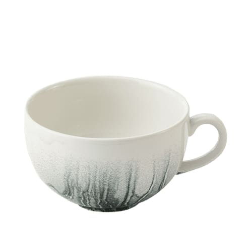 Churchill TDBKCB201 Tide Black Cafe Cappuccino Cup 8Oz