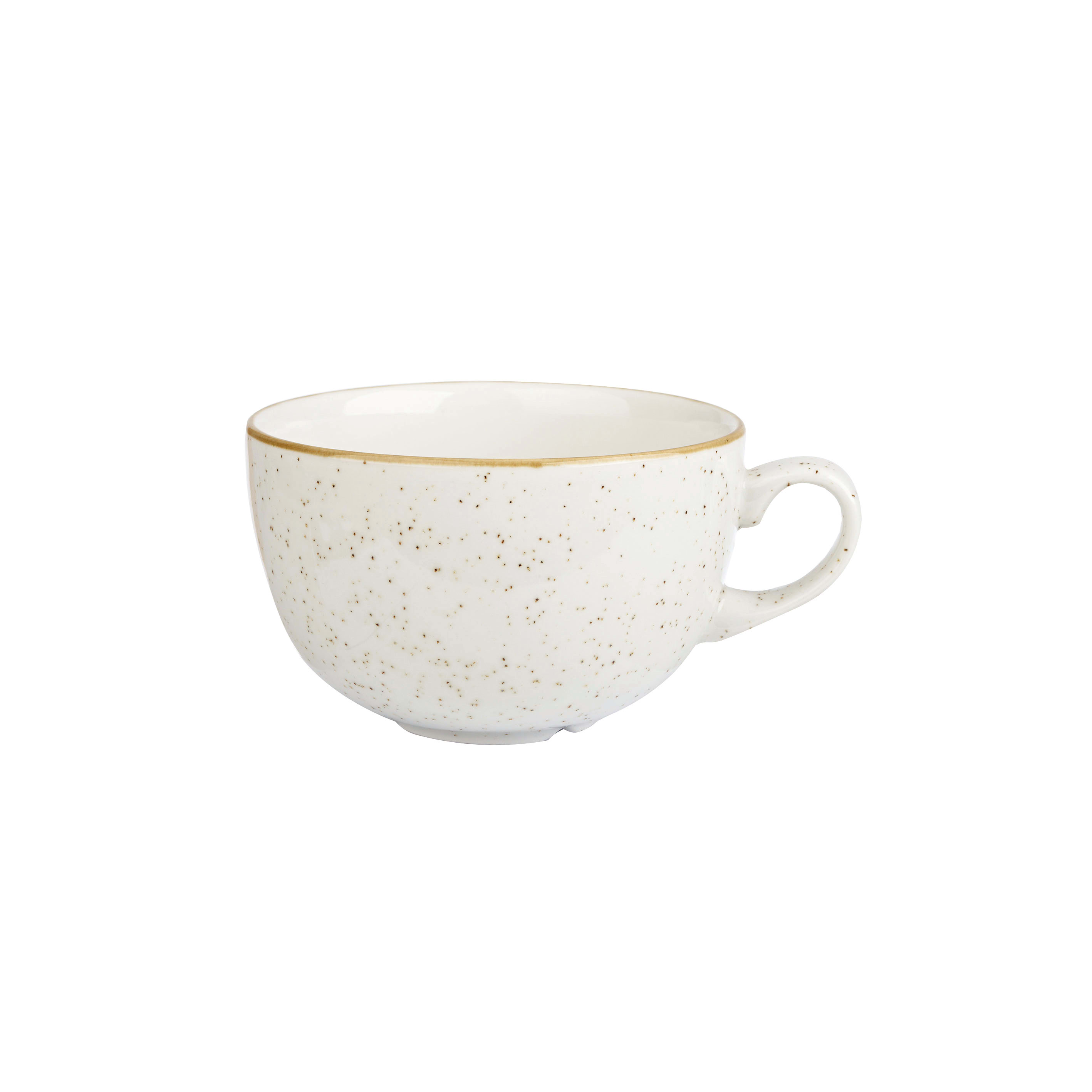 Churchill SWHSCB201 Stonecast Barley White  Cappuccino Cup 8Oz