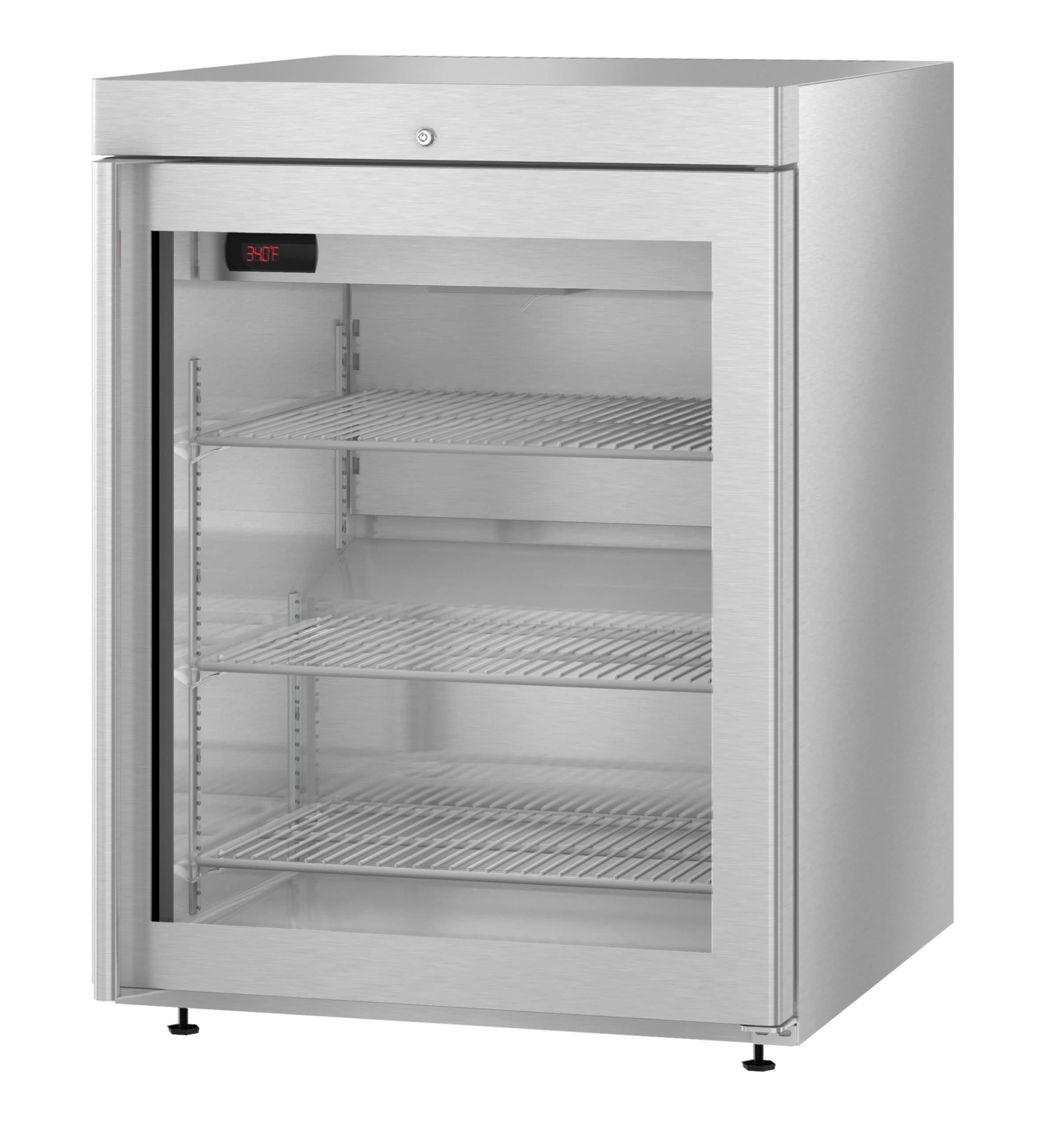 Outlet Hoshizaki HR24C-G Refrigerator, Undercounter, Front Breathing, Glass Swing