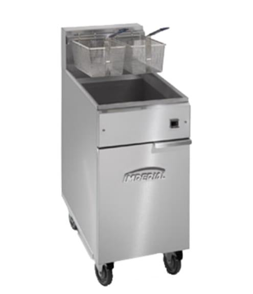 Imperial IFS-40-E-208/3 Fryer 40lb Electric Fryer, 208V, 3-Phase Stainless Steel
