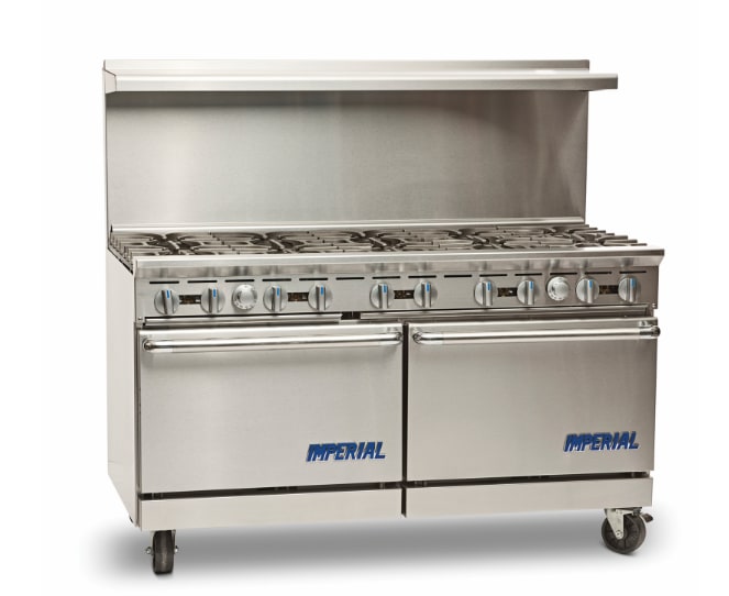 Imperial IR-10-NAT Pro Series Range, 60" Wide Range with Oven - Natural Gas , Stainless