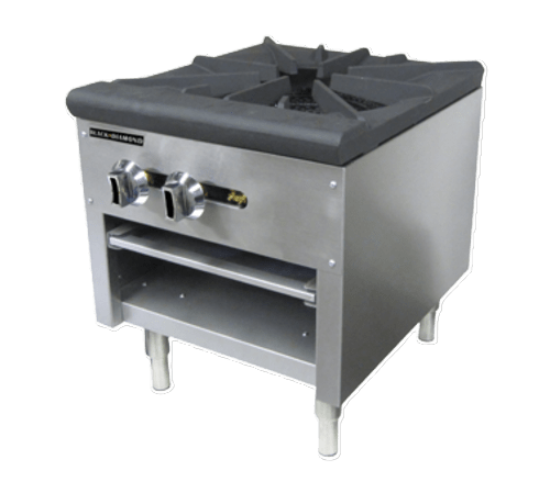 Black Diamond BDCTSP-1 1 Burner Stock Pot Range, Natural Gas Stainless Steel