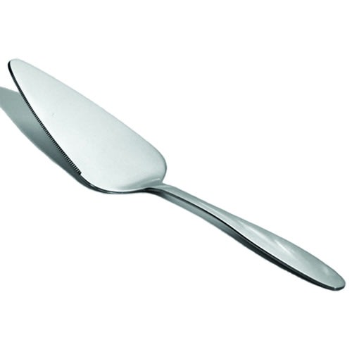Dexter Russell V19025 31430 Basics Collection 10" Long 5 1/2" Blade With Serrated Side Stainless Steel Pie Server