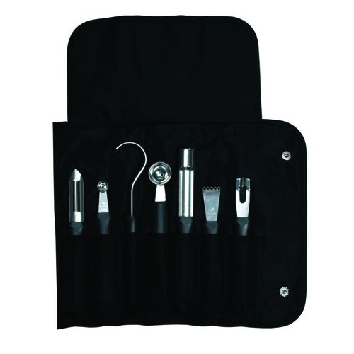 Dexter Russell CC77 Dexter-Russell (20207) Garnishing Tools Set 7 Piece Includes: Stainless Steel Vegetable Peeler