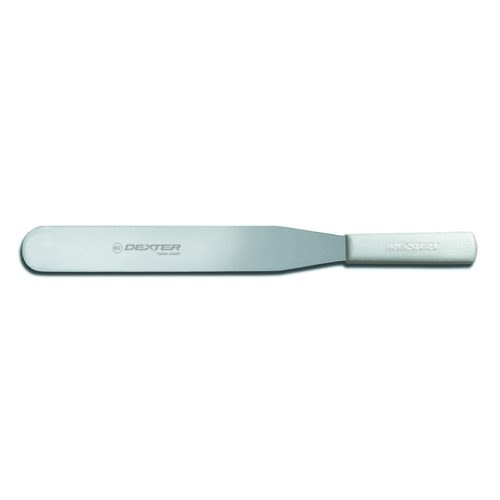 Dexter Russell S284-12PCP 19983 Sani-Safe 12" Long Stainless Steel Blade Baker's Spatula With White Textured Polypropylene Handle In Perfect Cutlery Packaging