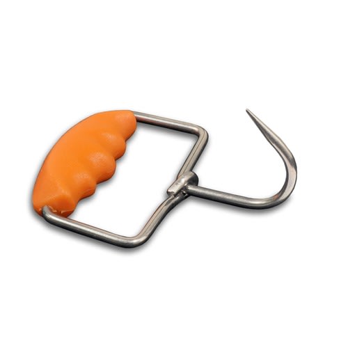 Dexter Russell T323 PGPC BarrBrothers (42060) 4-1/2" Open Grip Hook 1/4" Dia. Center Pull