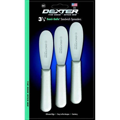 Dexter Russell S173-3 Sani-Safe (18183) Sandwich Spreaders 3-1/2" Stainless Steel Blade