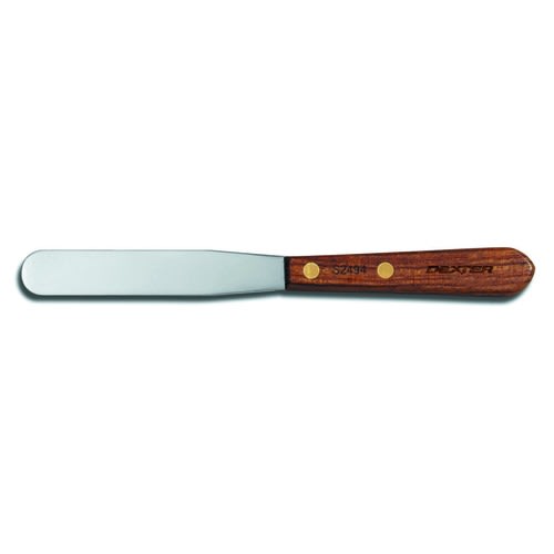 Dexter Russell S2494 17120 Traditional Collection 4" Long Stainless Steel Blade Baker's Spatula With Rosewood Handle