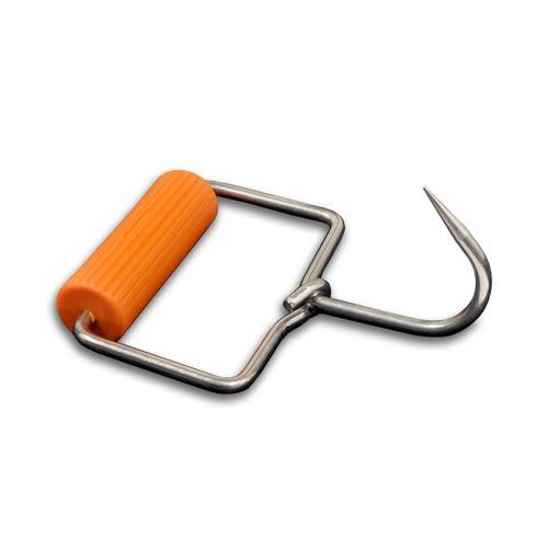 Dexter Russell T323 PLAS BarrBrothers (42050) 4-1/2" Open Grip Hook 1/4" Dia. Round Ribbed Handle