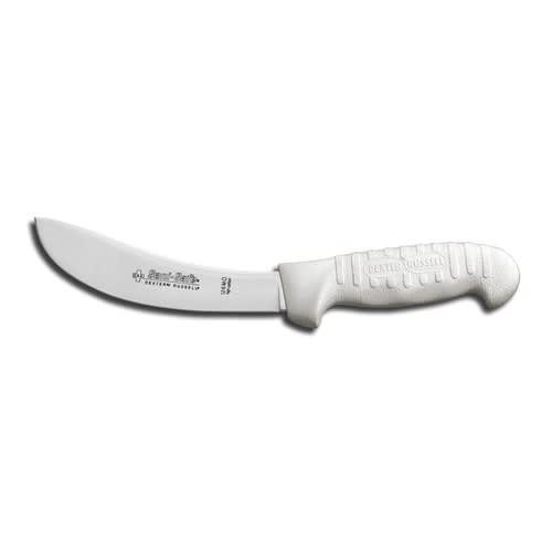 Dexter Russell 12-6MO 06573 6 Inch SofGrip High Carbon Steel Beef Skinner With White Ribbed Handle