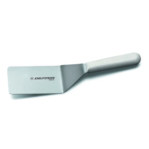 Dexter Russell P94851 31641 Basics Collection Offset 4" x 2 1/2" Stainless Steel Blade NSF Certified Pancake Turner With Polypropylene Handle