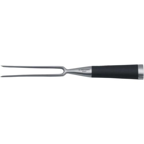 Dexter Russell 30407 iCut-PRO 11 1/2" Long 6" German Stainless Steel Tine Bayonet Fork With Non-Slip Santoprene Handle