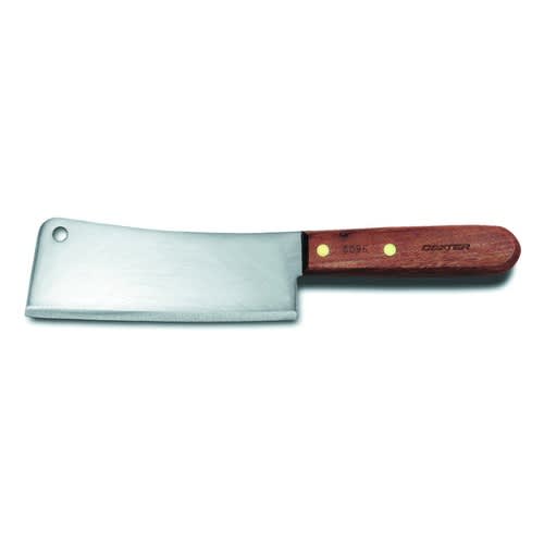 Dexter Russell 5096 08010 Traditional High Carbon Steel 6 Inch Cleaver With Rosewood Handle