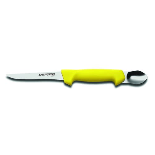 Dexter Russell P11893 31432 5 Inch Basics High Carbon Steel Cut and Gut Knife With Textured Polypropylene Handle