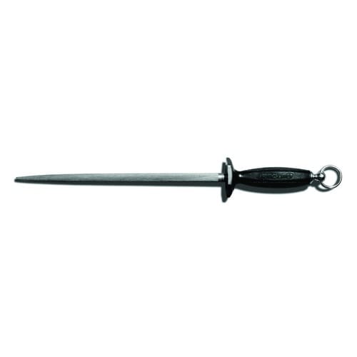 Dexter Russell 1012B 07353 10 Inch Butcher Steel With Black Polypropylene Handle
