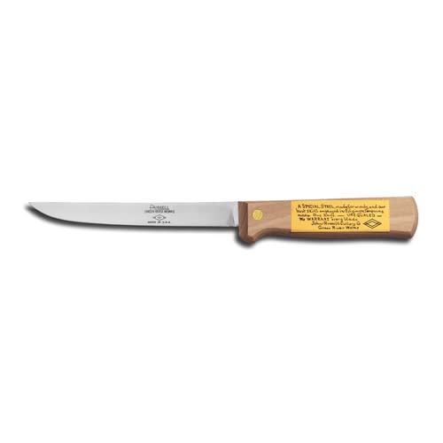 Dexter Russell 1012G-6 02661 Traditional 6 Inch High Carbon Steel Stiff Boning Knife With Beechwood Handle