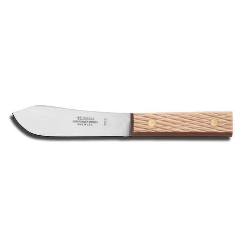 Dexter Russell 2212 10311 Traditional 4 1/2 Inch High Carbon Steel Fish / Sheath Knife With Beech Handle
