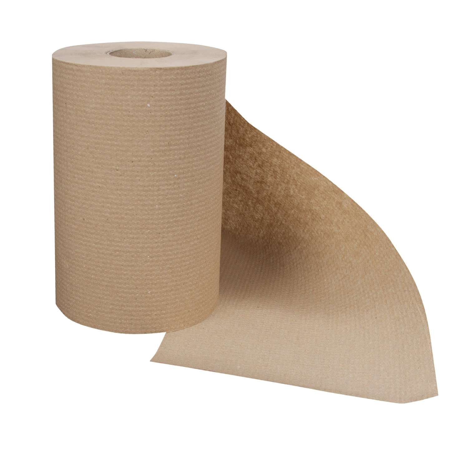 Right Choice™ 78000002 1-Ply Hardwound Paper Towel Roll, 7.87"W x 350'L, Kraft, Recycled Paper