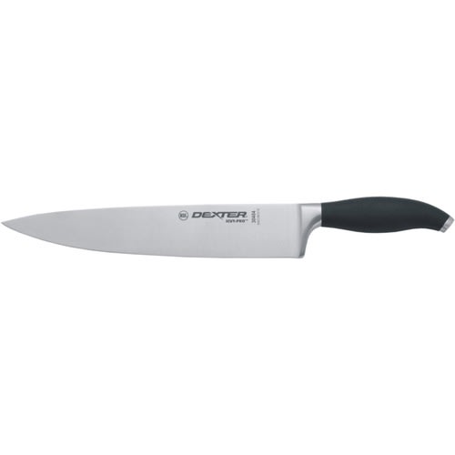 Dexter Russell 30404 iCut-PRO 10 Inch Forged German Stainless Steel Chef Knife With Black Santoprene Handle