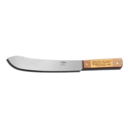 Dexter Russell 012-12BU 04641 12 Inch Traditional High Carbon Steel Butcher Knife With Beechwood Handle