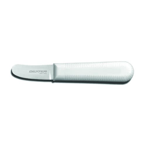 Dexter Russell S124 10253 Sani-Safe 2 Inch High Carbon Steel Scallop Knife And Textured White Handle
