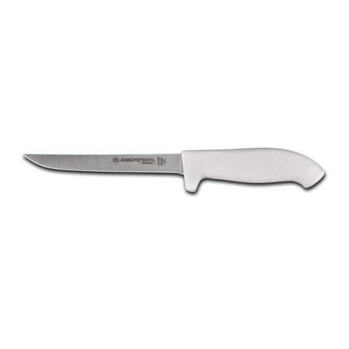 Dexter Russell SG136F-PCP 6" Boning Knife w/ Soft White Rubber Handle, Carbon Steel