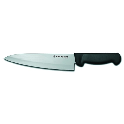 Dexter Russell P94801B 31600B Basics 8 Inch High Carbon Steel Cook Knife With Black Textured Handle