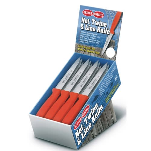 Dexter Russell NET105SC-36 Sani-Safe (15573) Net/Twine/Line Knife Set 3-1/2" Scalloped Edge