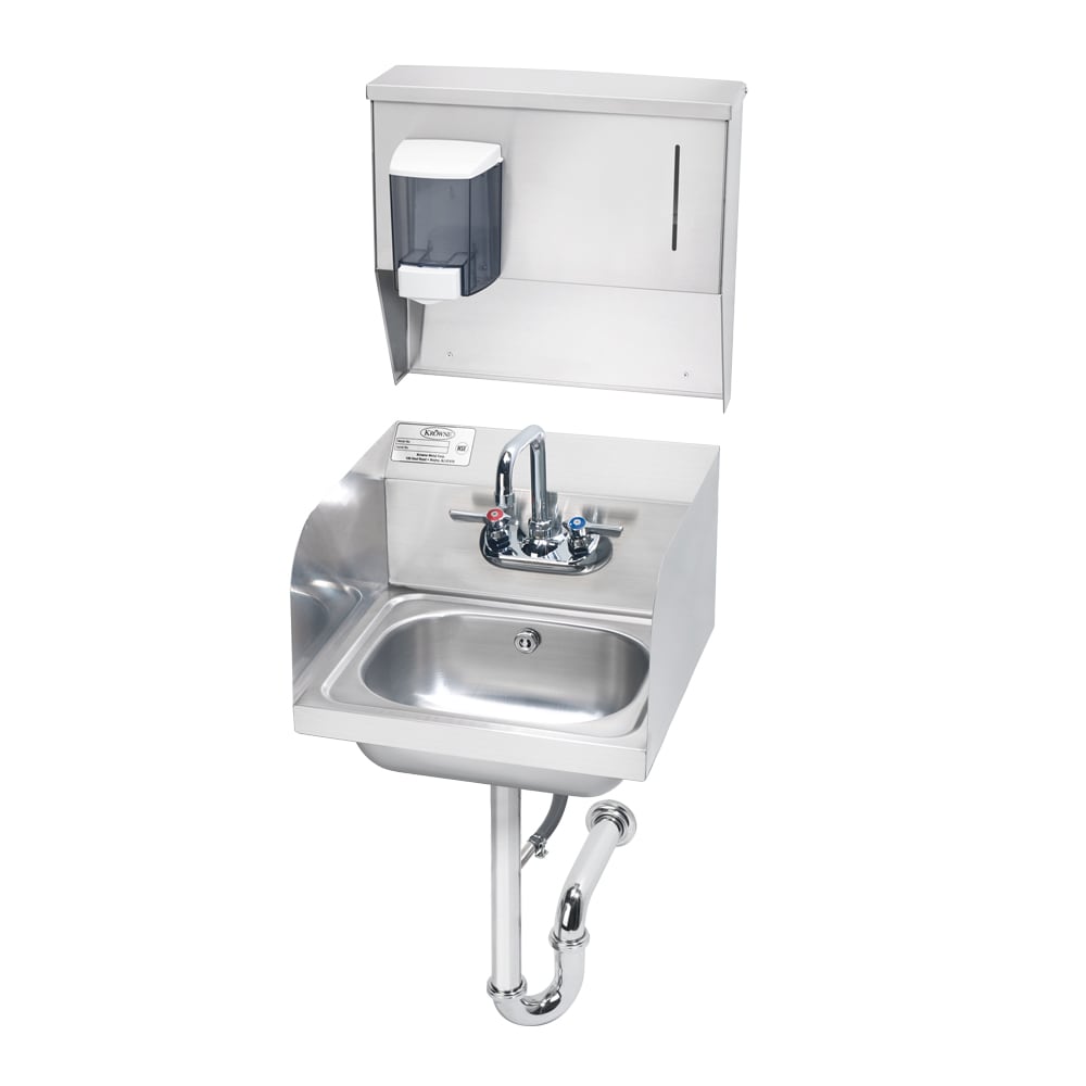 Krowne HS-33 Sink, Hand - Wall Mount - 16"W - Stainless steel