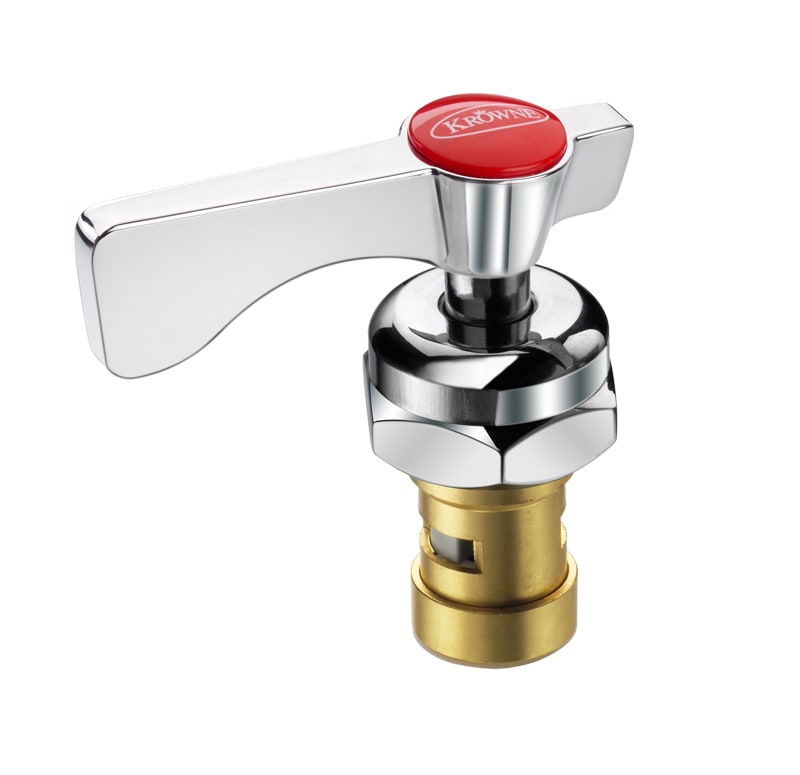 Krowne 21-309L Royal Series Hot Replacement Valve Assembly;Includes Repl. Handle, Color Indicator Cap And Screw