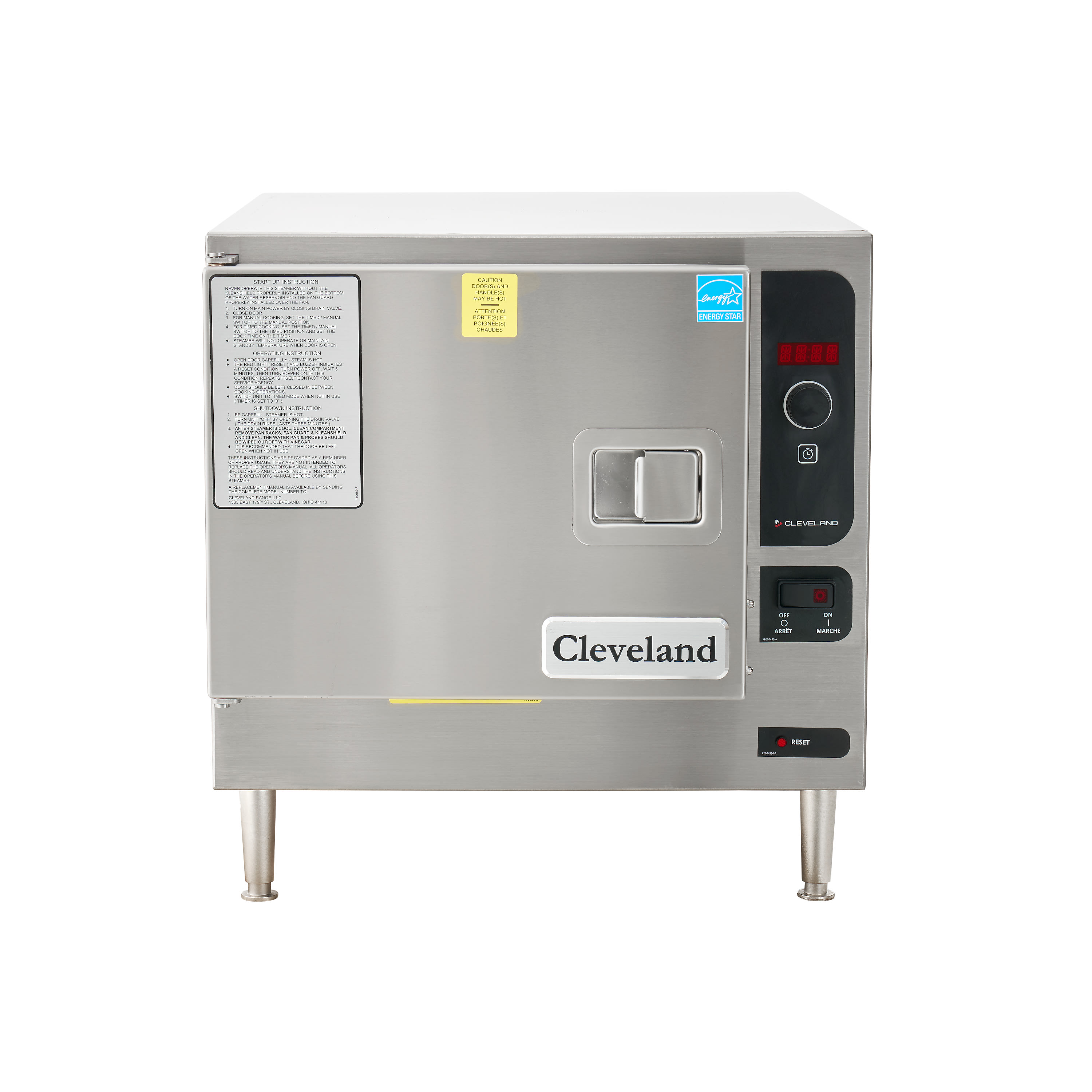 Cleveland 22CET3.1 SteamChef 3 Pan Electric Countertop Steamer - 208V