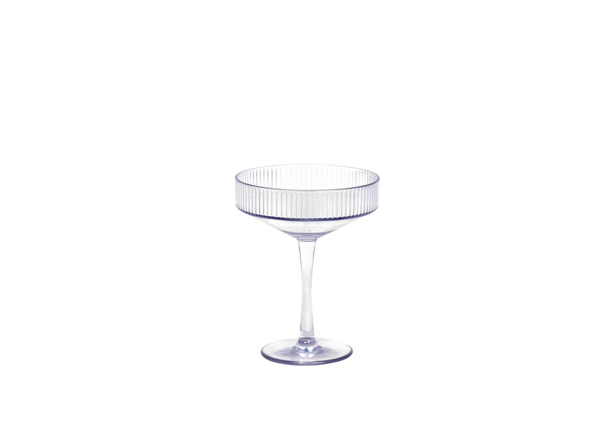 Front of the House AMA009CLT23 7 oz. Gatsby Martini Glass - Ice