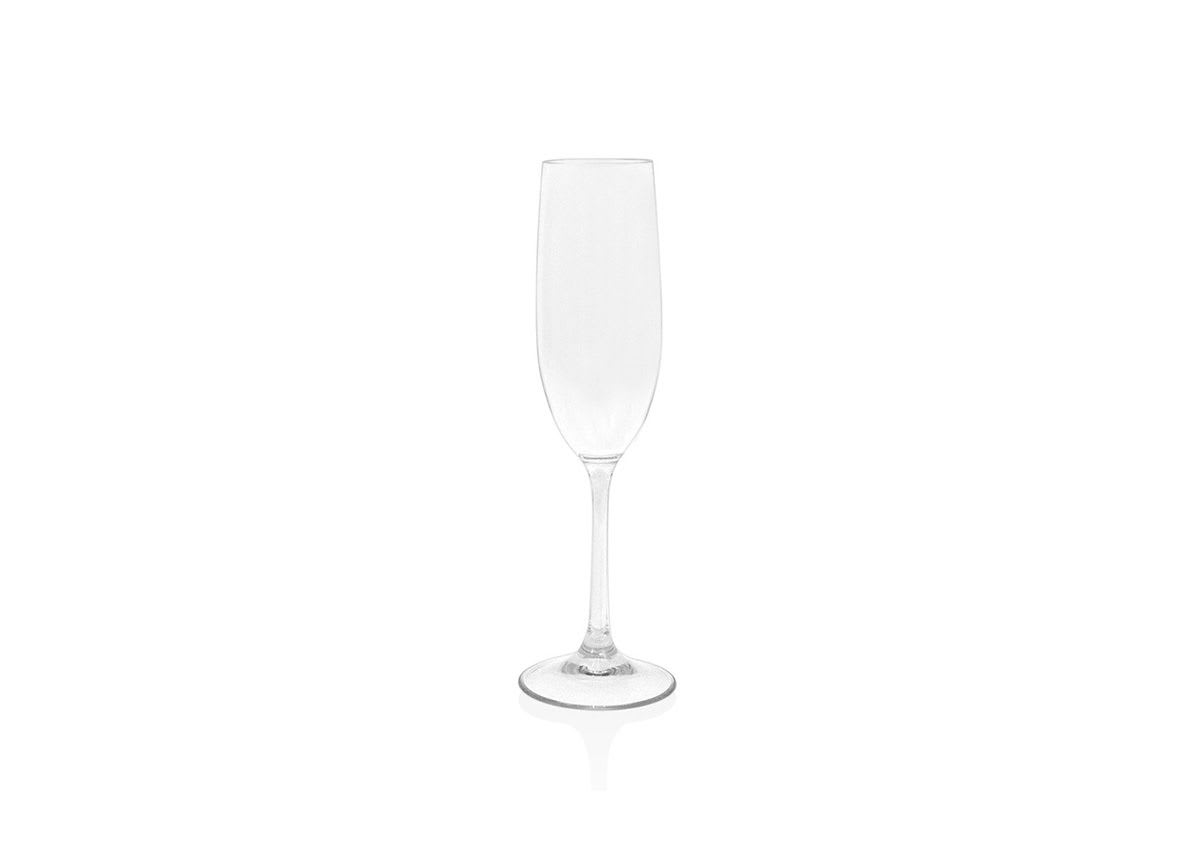 Front of the House ACH002CLT23 9 oz. Drinkwise Champagne Glass