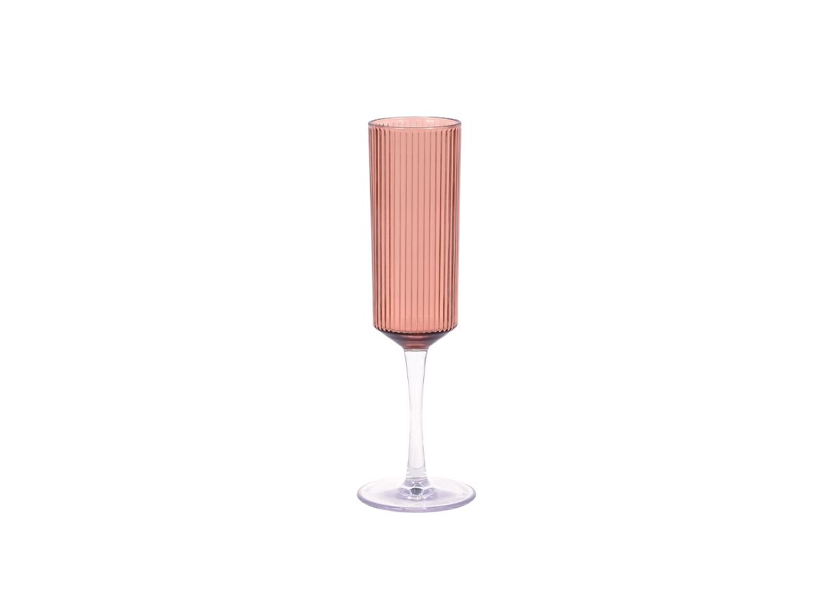 Front of the House ACH003PIT23 6 oz. Gatsby Champagne Glass - Rose