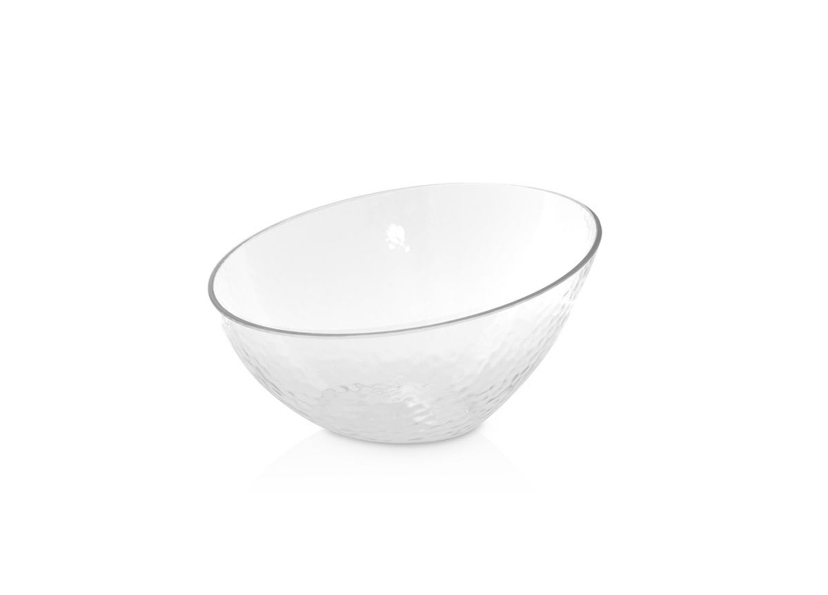 Front of the House DBO129CLT22 9" Round Drinkwise Slanted Bowl - 46 oz.