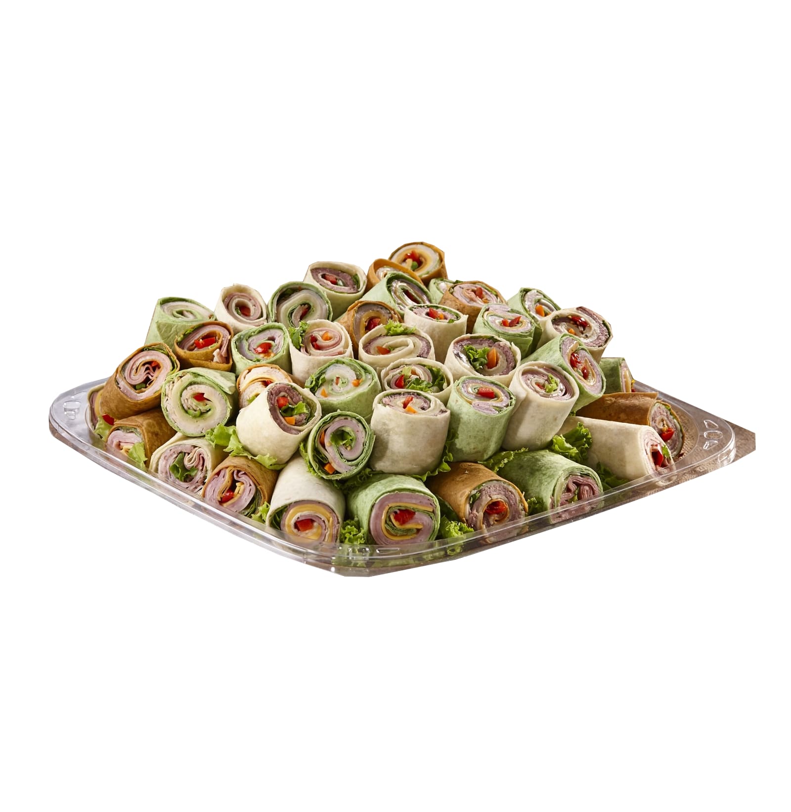 Sabert C1612 Clear 12 UltraStack Square Platter with Clear 3 Dome Lid
