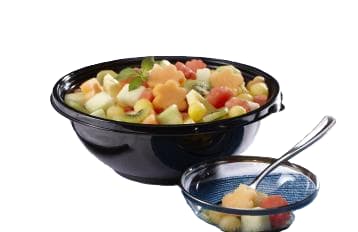 Sabert 92320 Black 320 oz./20 lb. Round Bowl