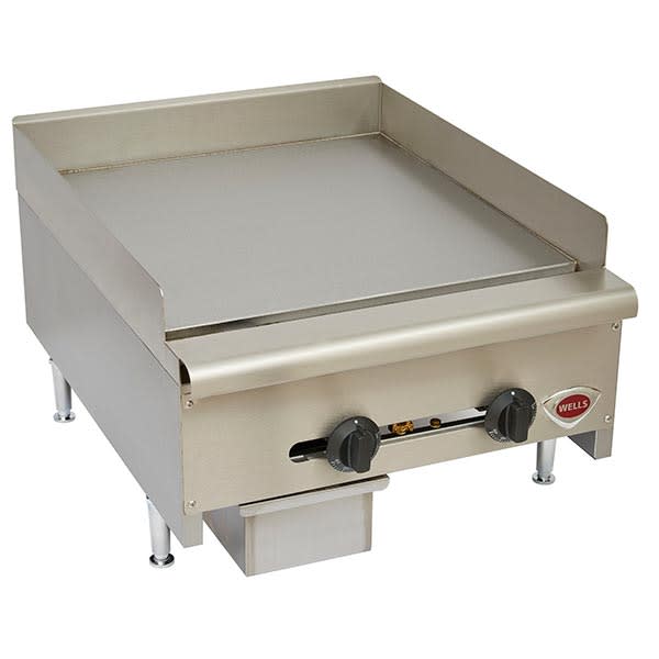 Wells HDG-2430G Griddle, Manual Countertop - Natural Gas 60k BTU