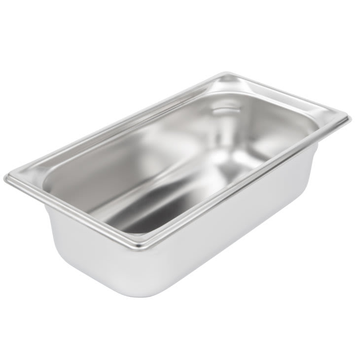 Vollrath 90342 Super Pan 3® 1/3 Size Steam Table Pan, 4" Deep, Gastronorm, 22 ga.