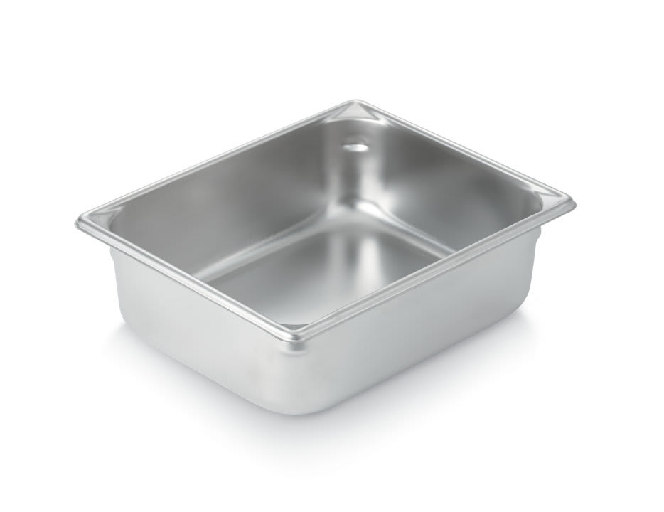 Vollrath 30242 Super Pan V® 1/2 Size Steam Table Pan, 4" Deep, 22 ga.