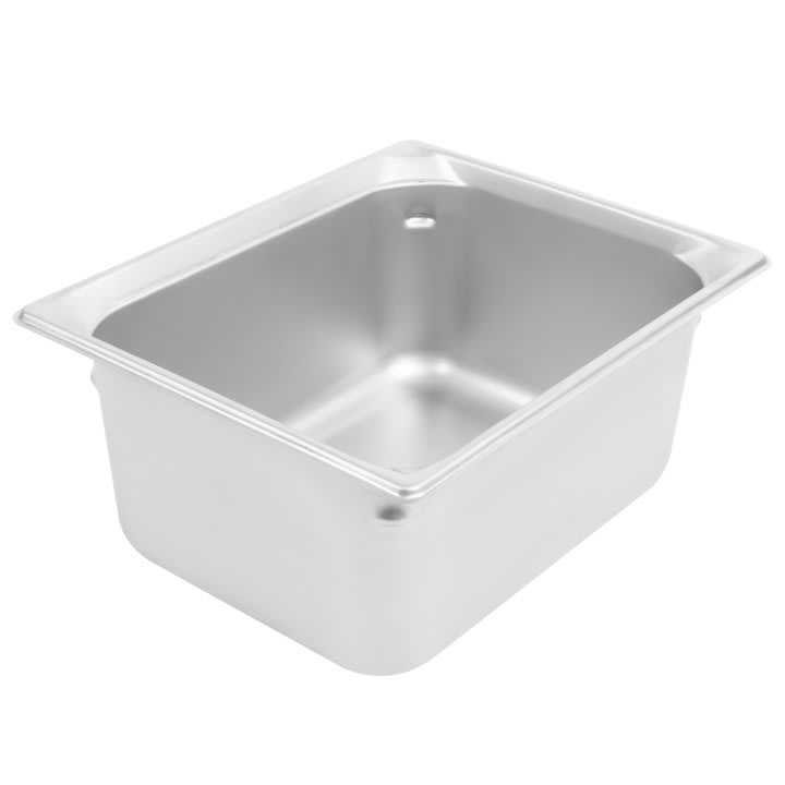 Vollrath 90262 Super Pan 3® 1/2 Size Steam Table Pan, 6" Deep, Gastronorm, 22 ga.